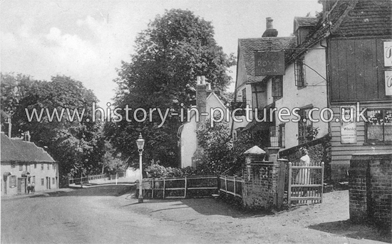 Royal Oak and Village, Dunmow, Essex. c.1930's